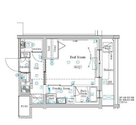 ラフィスタ元町Ⅰ 407 間取り図