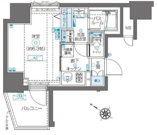 ZOOM川崎Second 11階 間取り図