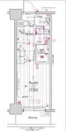 ガーラ・プライム横濱関内 2階 間取り図