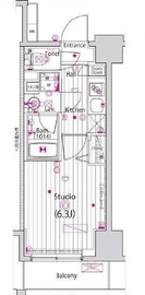 ガーラ・グランディ横濱関内 9階 間取り図