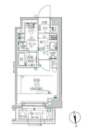 クレイシア横浜ヴェール 1階 間取り図