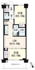 パレステージ上大岡シャインコート 5階 間取り図