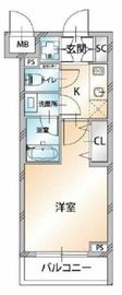 コンシェリア品川南 THE GRAND RESIDENCE 4階 間取り図