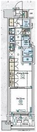 GENOVIA阪東橋Ⅱskygarden (ジェノヴィア阪東橋2スカイガーデン) 4階 間取り図