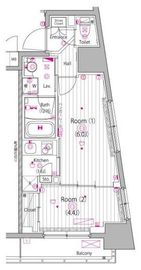 ガーラ・ステーション横濱関内 9階 間取り図