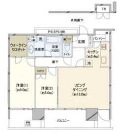 ブリリアグランデみなとみらいパークフロントタワー 17階 間取り図