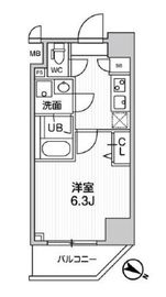 ALTERNA横濱阪東橋 (オルタナ横濱阪東橋) 1008 間取り図