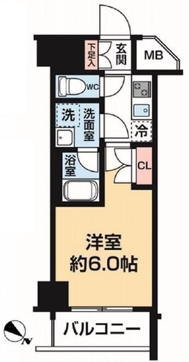 クラリッサ大通り公園 4階 間取り図