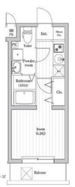 SPコート菊名サウス 203 間取り図