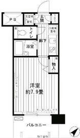 アルテーヌ新横浜 1008 間取り図