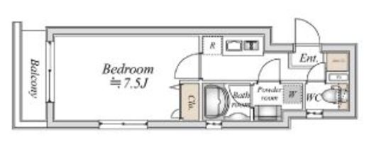 LiveFlat森下 (ライブフラット森下) 101 間取り図