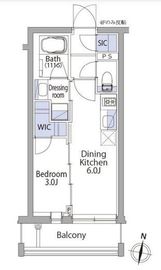 イプセ代々木上原Residence 305 間取り図