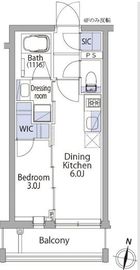 イプセ代々木上原Residence 404 間取り図