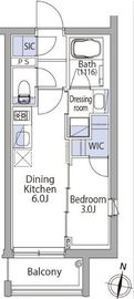イプセ代々木上原Residence 403 間取り図