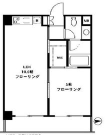 四谷デュープレックスD-R 4階 間取り図