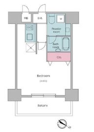 レジディア麻布十番2 202 間取り図