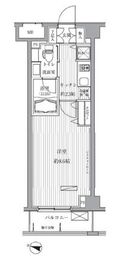 メゾンカルム西新宿 315 間取り図