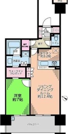 スターコート豊洲 7階 間取り図