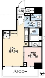 パークリュクス中野 10階 間取り図