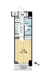ライオンズクオーレ東京三ノ輪シティゲート 6階 間取り図