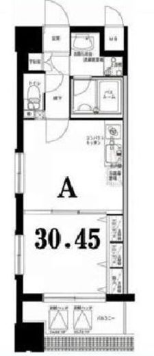 グリフィン横浜・日本大通り 9階 間取り図