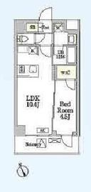 AIFLAT馬込 (アイフラット馬込) 403 間取り図