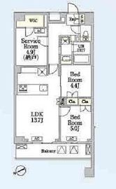 AIFLAT馬込 (アイフラット馬込) 407 間取り図