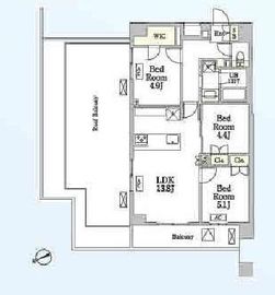 AIFLAT馬込 (アイフラット馬込) 504 間取り図