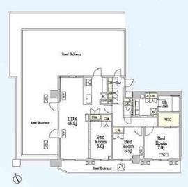 AIFLAT馬込 (アイフラット馬込) 601 間取り図