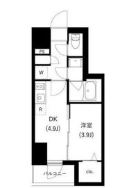 WHARF駒込 203 間取り図