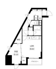 WHARF駒込 1001 間取り図