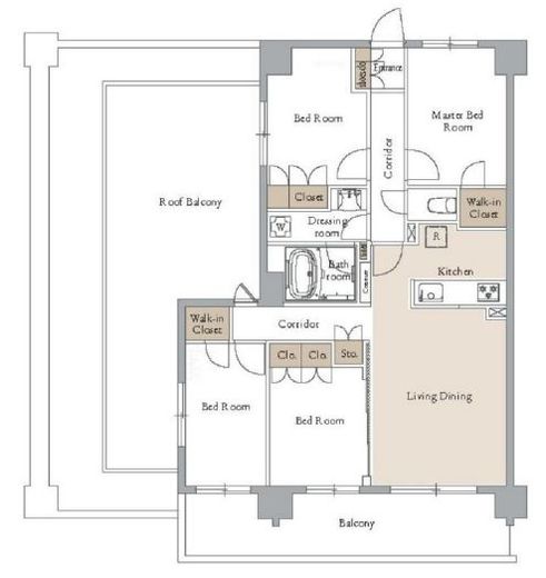 アーバンパーク船堀 506 間取り図