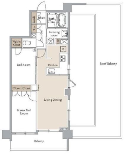 アーバンパーク船堀 701 間取り図