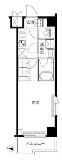 ルーブル志村坂上 6階 間取り図