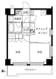 ルーブル志村坂上 2階 間取り図