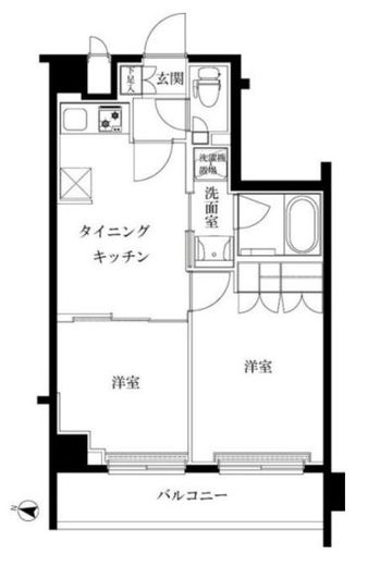ルーブル志村坂上 4階 間取り図