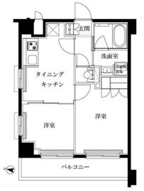 ルーブル志村坂上 4階 間取り図