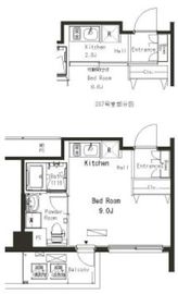 パークアクシス横浜井土ヶ谷 707 間取り図