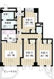 Lapyuta 605 間取り図