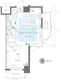 ZOOM高田馬場 8階 間取り図