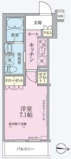ARKMARK練馬 (アークマーク練馬) 401 間取り図