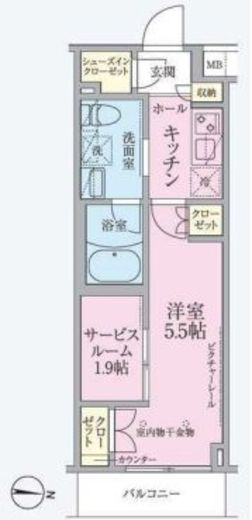 ARKMARK練馬 (アークマーク練馬) 405 間取り図