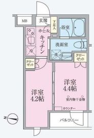 ARKMARK練馬 (アークマーク練馬) 208 間取り図