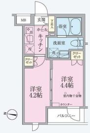 ARKMARK練馬 (アークマーク練馬) 407 間取り図