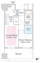 ラ・トゥール新宿 818 間取り図