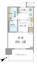 ブリリアタワー浜離宮 11階 間取り図