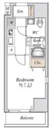 Bandoubashi Rental Apartment 507 間取り図