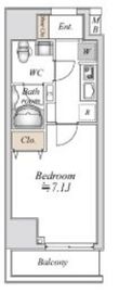 Bandoubashi Rental Apartment 203 間取り図