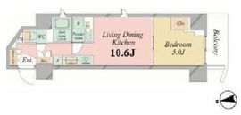 AIFLAT品川戸越 (アイフラット品川戸越) 302 間取り図