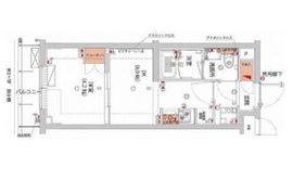 ハーモニーレジデンス武蔵小杉フォレストスクエア 405 間取り図